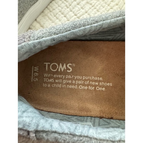 TOMS Altair Felt and Suede Slip On Sneakers Size 6.5 - Picture 6 of 7